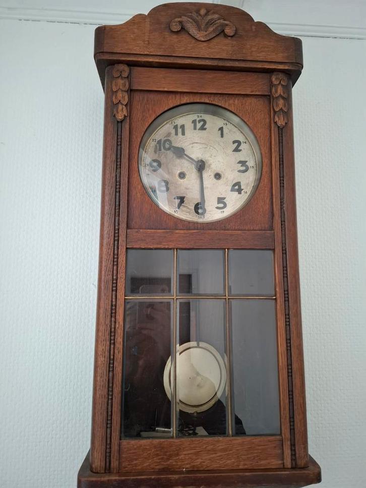 Regulateur wandklok defect., Antiek en Kunst, Antiek | Klokken, Ophalen