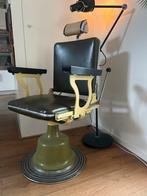 Mooie vintage kappersstoel, Ophalen, Gebruikt, Overige kleuren, Metaal