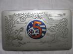 US- Air Force sigarettenetui met embleem en Japanse draak., Ophalen of Verzenden, Landmacht, Nederland, Embleem of Badge