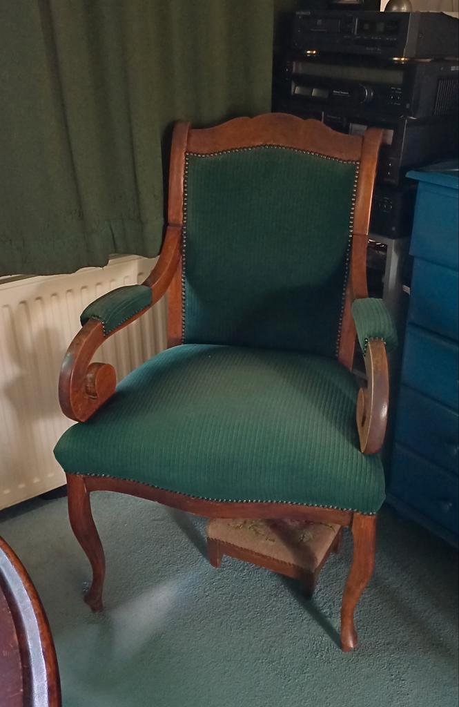 Antieke Armstoel, Antiek en Kunst, Antiek | Meubels | Stoelen en Banken, Ophalen