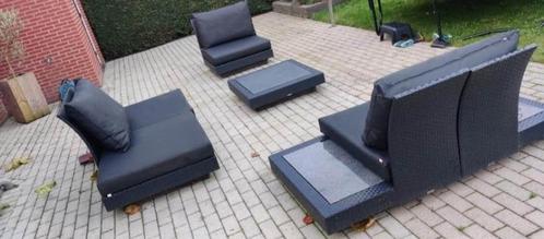 Life tuinset in nette staat loungeset, Tuin en Terras, Tuinsets en Loungesets, Zo goed als nieuw, Loungeset, 4 zitplaatsen, Bank