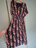Vila jurk met bloemenprint, maat 48, Kleding | Dames, Blauw, Vila, Maat 46/48 (XL) of groter, Ophalen of Verzenden