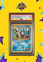 🟣 Misty's Gyarados Holo 1st Edition PSA 9 🟣, Ophalen of Verzenden, Nieuw, Losse kaart, Foil
