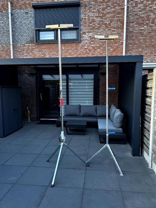 2x statief driepoot bouwlamp schroefstempel, Doe-het-zelf en Verbouw, Bouwverlichting, Nieuw, Met statief, Ophalen