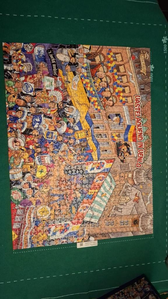 Vastelaovespuzzel Venlo Zoepkoel - Compleet!, Ophalen of Verzenden, 500 t/m 1500 stukjes, Zo goed als nieuw, Legpuzzel