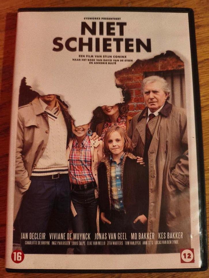 Niet Schieten op Dvd, NL gesproken - Vlaamse film., Cd's en Dvd's, Dvd's | Drama, Zo goed als nieuw, Drama, Alle leeftijden, Ophalen of Verzenden