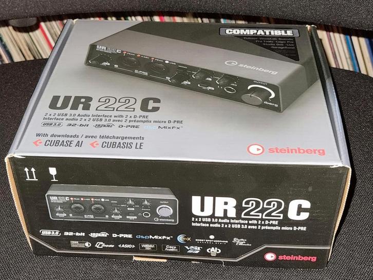Steinberg UR22C USB Audio Interface, Muziek en Instrumenten, Midi-apparatuur, Zo goed als nieuw, Ophalen of Verzenden