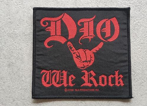 Dio we rock official 2024 patch 13, Verzamelen, Muziek, Artiesten en Beroemdheden, Nieuw, Kleding, Verzenden
