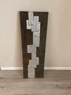 Decoratief Wandpaneel Metaal/Material/Hout, Ophalen, Zo goed als nieuw