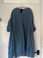 Rundholz Linnen Jurk Jeansblauw OS, Maat 38/40 (M), Blauw, Ophalen of Verzenden, Knielengte