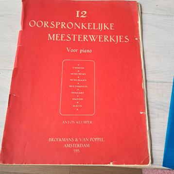 Pianomuziek van diverse componisten beschikbaar voor biedingen