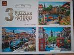 King puzzels city collection 3 x 1000 stukjes, Ophalen of Verzenden, 500 t/m 1500 stukjes, Zo goed als nieuw, Legpuzzel