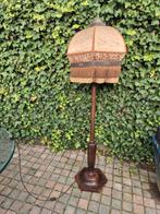 vintage staande lamp, Huis en Inrichting, Lampen | Vloerlampen, Ophalen, Gebruikt, Hout, 150 tot 200 cm