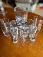 leuke borrel-whiskey-Irish coffee-slaapmutsje-glazen en fles, Verzamelen, Glas en Borrelglaasjes, Verzenden, Zo goed als nieuw