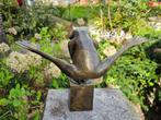 JUMPKIKKER 44 cm breed / bronzen beeld / tuinbeeld / brons, Nieuw, Info@huisentuindecoratiemarie.nl, Dierenbeeld, Huis en tuin decoratie Marie