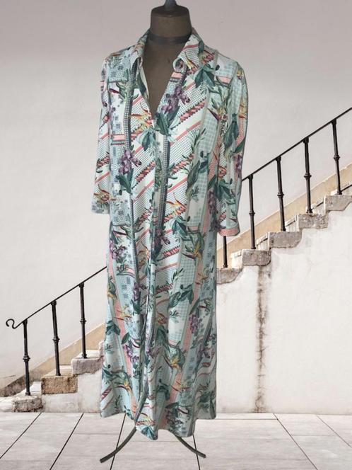 Jurk K-Design xxl, Kleding | Dames, Jurken, Gedragen, Maat 46/48 (XL) of groter, Blauw, Verzenden