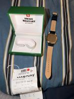 Swiss Military by Chrono - Nieuw!, Overige merken, Leer, Staal, Polshorloge