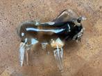 Glazen Stier Beeld - Murano Mogelijk Antiek Glasobject, Antiek en Kunst, Ophalen
