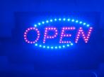 LED. lichtreclame "open", Verzamelen, Merken en Reclamevoorwerpen, Ophalen, Gebruikt, Lichtbak of (neon) lamp