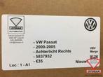 vw passat 2000 2005 achterlicht rechts nieuw! 5837932, Ophalen of Verzenden, Nieuw, Volkswagen