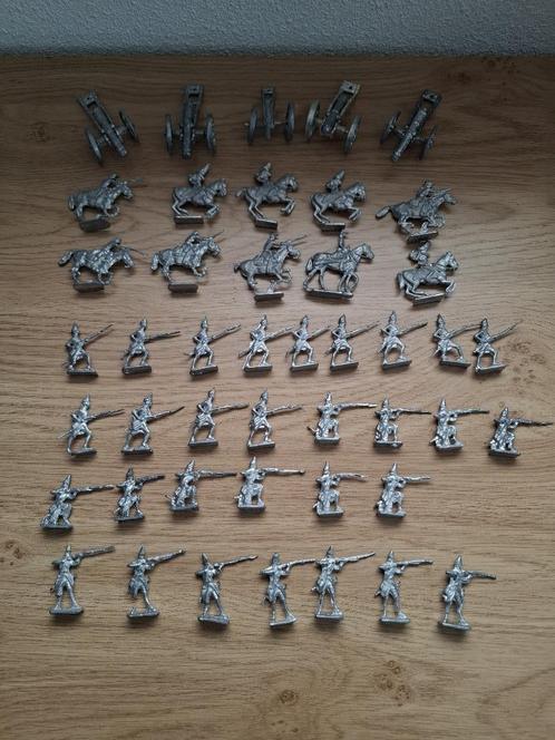 2 Kg Vintage Antieke tinnen Speelgoed soldaten en kannonen, Antiek en Kunst, Antiek | Speelgoed, Ophalen of Verzenden