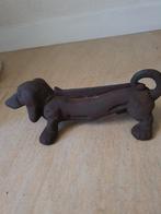 Gietijzer Teckel, Ophalen of Verzenden, Zo goed als nieuw, Beeldje of Figuurtje