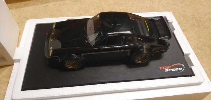 TSM 1/18 Porsche 934 zwart, Hobby en Vrije tijd, Modelauto's | 1:18, Zo goed als nieuw, Auto, Overige merken, Ophalen