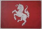 Twente vlag provincie reclamebord van metaal wandbord deco, Ophalen of Verzenden, Deco Noord, Info@deconoord.nl, Monetpassage 19 Emmen