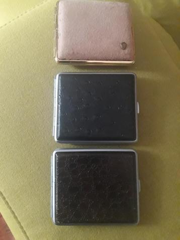 Keuze uit 3 sigarettendozen - etui. beschikbaar voor biedingen