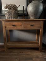 Landelijk sobere sidetable met 2 lades in perfecte staat, Huis en Inrichting, Tafels | Sidetables, Ophalen, 100 tot 150 cm, Landelijk sober