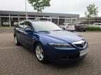 Mazda 6 1.8 Sportbreak 2006 Blauw mooie frisse auto, 65 €/maand, Stof, Zwart, 4 cilinders