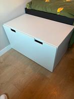 Ikea Smastad speelgoedkist/bank - wit, Ophalen, Kunststof, Met klep(pen), 50 tot 100 cm