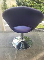 Paarse draai stoel, Huis en Inrichting, Stoelen, Ophalen, Zo goed als nieuw, Overige kleuren, Eén