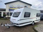 Dethleffs C'Go 475 EL 2 aparte bedden, Caravans en Kamperen, Caravans, Bedrijf, Treinzit, Tot en met 3, Dethleffs