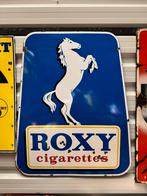 Roxy sigaretten emaille reclamebord XL, Ophalen, Reclamebord, Gebruikt, .
