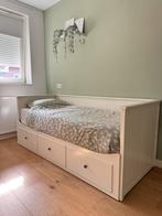 Ikea Hemnes bedbank, Ophalen, Wit, Tweepersoons, Zo goed als nieuw