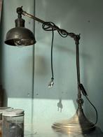 Gave vintage verstelbare zware bureaulamp. Metaal., Ophalen, Gebruikt, Metaal, 50 tot 75 cm