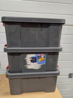 opbergboxen grijs met handgreep, Ophalen of Verzenden, 'T Olde Gre-j, Info@toldegrej.nl, Endepoelstraat 20f Didam