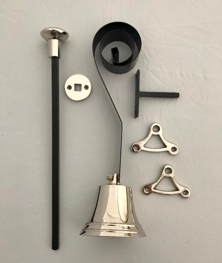 Trekbel,deurbel,bel,oudebel,authentieke bel, Antiek en Kunst, Antiek | Woonaccessoires, Ophalen of Verzenden