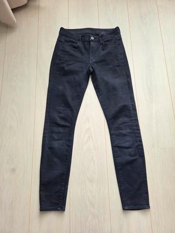 Gstar skinny jeans zwart stretch 29 spijkerbroek G-star M S beschikbaar voor biedingen
