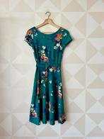 King Louie Sally Dress jurk groen bloem XS/34 NIEUW, Nieuw, Ophalen of Verzenden, Knielengte, King Louie