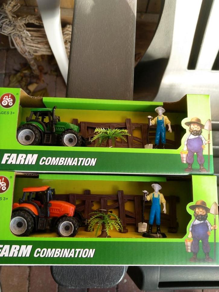 Partij tractor speel setjes in de mix nieuw, Diversen, Rommelmarktspullen, Nieuw, Ophalen of Verzenden