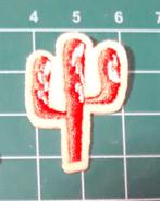 cactus nr 2 strijkembleem NIEUW Grootte 2 cm x 3 cm, Hobby en Vrije tijd, Nieuw, T, Ophalen of Verzenden, H