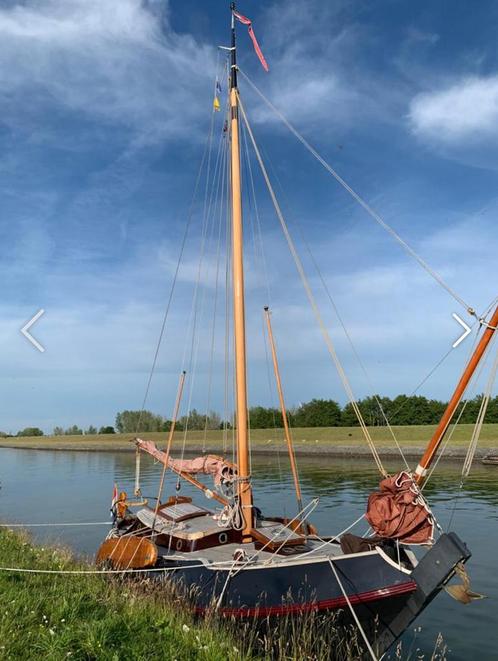 Platbodem Schokker “Artemien” te huur, Watersport en Boten, Platbodems, Zo goed als nieuw, 9 tot 12 meter, Staal, Diesel, Ophalen