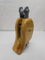 Houten Hakblok, grootschootblok, enkelschijfs, 14 mm, Ophalen of Verzenden, Nieuw, Lijn of Blok