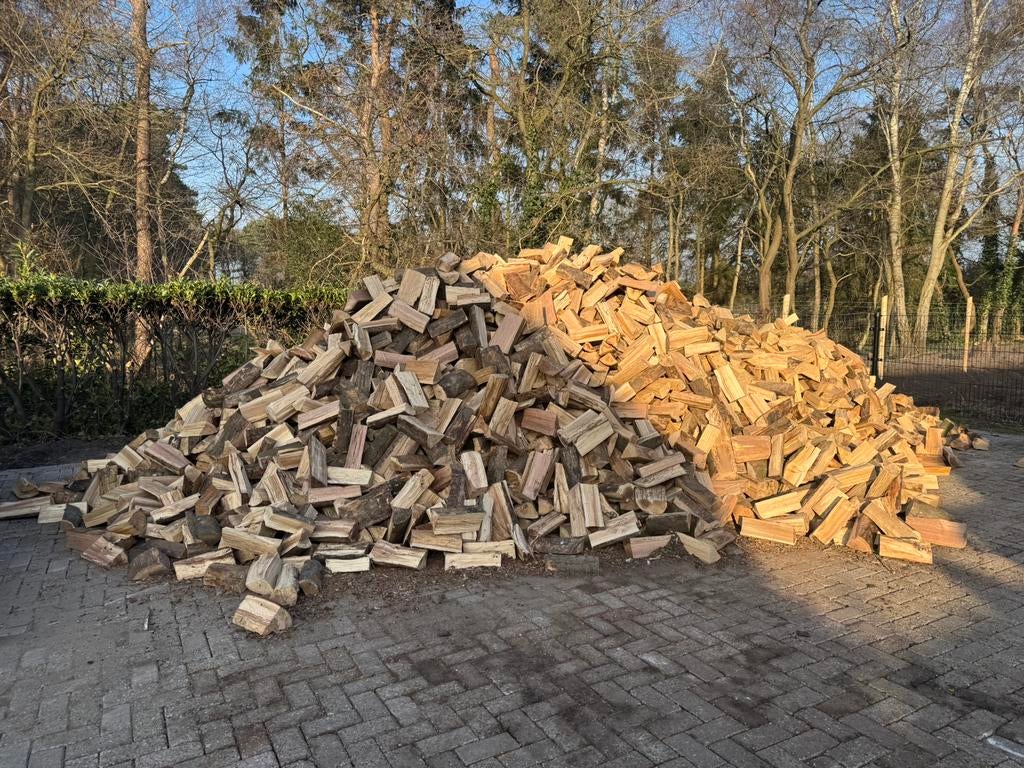 Haardhout, Tuin en Terras, 6 m³ of meer, Ophalen, Beukenhout, Blokken