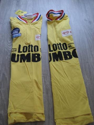 NIEUW 2 Team Lotto Jumbo Joop Zoetemelk shirt geel/zwart S/M beschikbaar voor biedingen