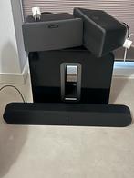 Sonos Set Gen 1- Soundbar, Sub, en Speakers, Soundbar, 70 watt of meer, Zo goed als nieuw, Overige spelers
