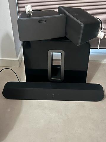 Sonos Set Gen 1- Soundbar, Sub, en Speakers beschikbaar voor biedingen