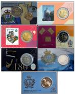 7 Verschillende San Marino 2 Euro (Regulier) Coincards, Ophalen of Verzenden, Overige landen, 2 euro